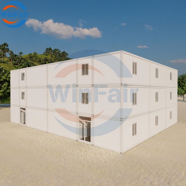 WinFair Restaurants Container Prefabricated Economic Prefab Modular House Construction Restaurant Beirut Precast Modular Housing