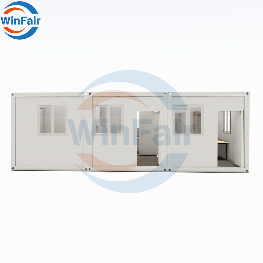 WinFair Swedish Eps Prefab Country Portable Economic Prefabricated 20 Feet Container Modular Houses Villa Mansion Kitchen Toilet