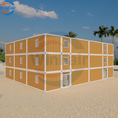 WinFair Zambia Low Cost Prefab Pre Made Mobile Sandwich Panel Demountable Container House Prefabricated With Bathroom Under 50K