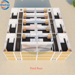 WinFair Container Prefab Prefabricated Beach Wholesale Price Detachable Hospital Container Houses Modern Luxury From Vietnam