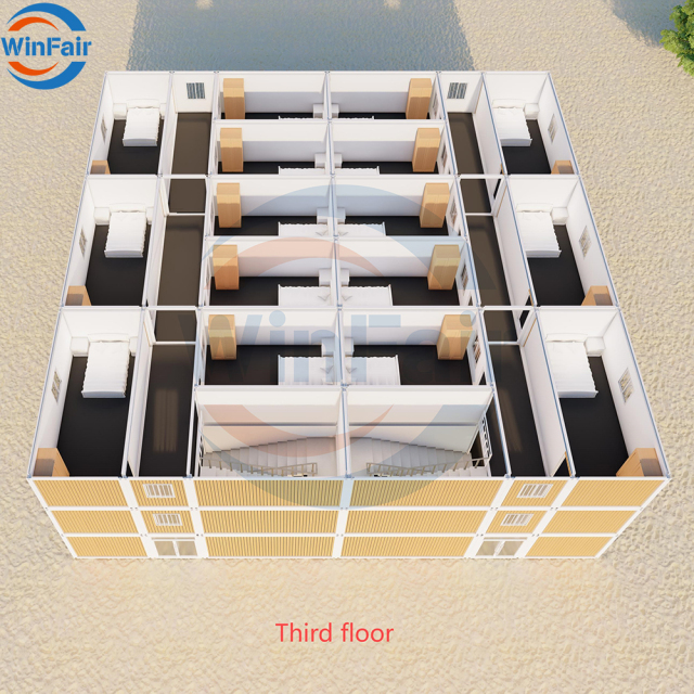 WinFair Container Prefab Prefabricated Beach Wholesale Price Detachable Hospital Container Houses Modern Luxury From Vietnam