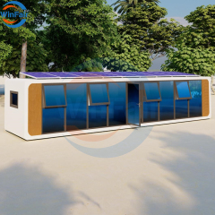 WinFair China Luxury Apple Pod Solar Modular House 2 Bedroom Prefab Container Cabin 40Ft Prefabricated Module Prefab House Homes