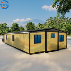 WinFair Collapsible Homes Prefab Houses Low Cost Prefabricated Module Container House 3 Bedroom Price Modern Luxury Villa