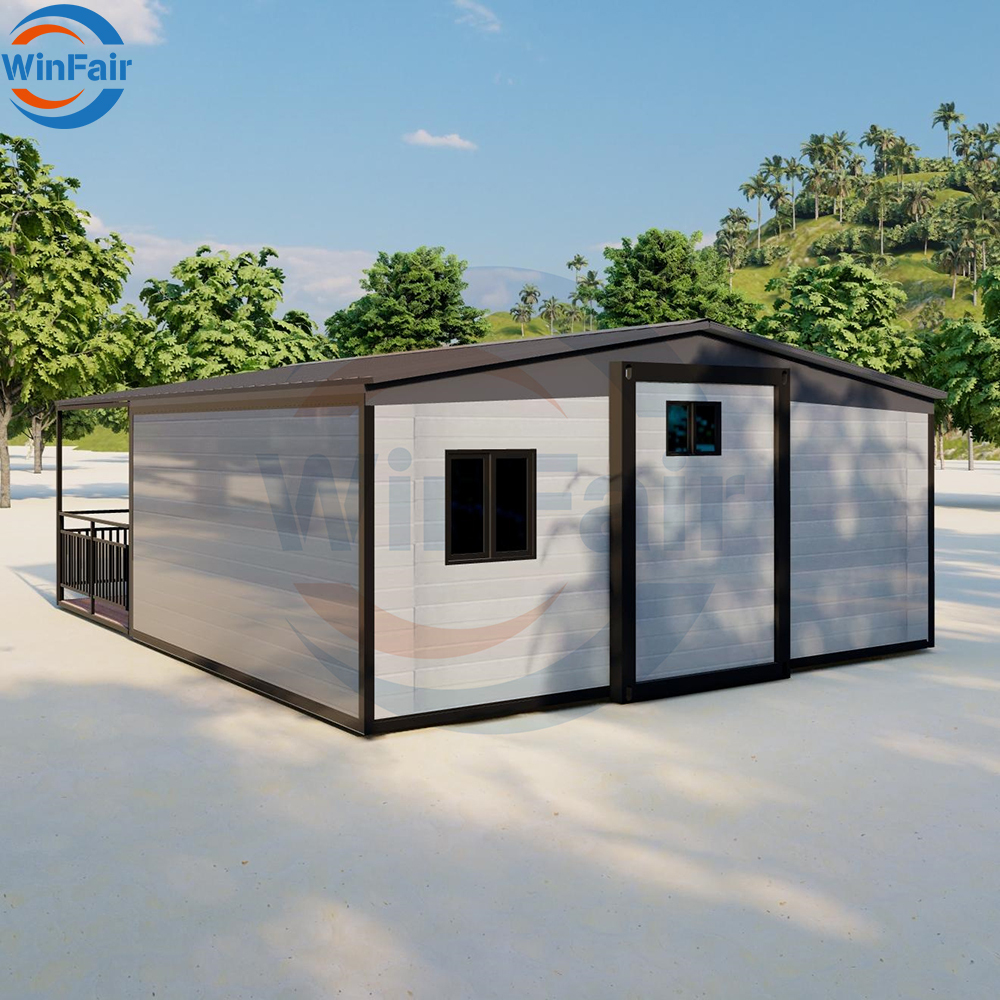 WinFair Prefab Price Prefabricated Luxury Folding Container Villa Beach Modular Tiny House Mobile Home With Toilet For Albania