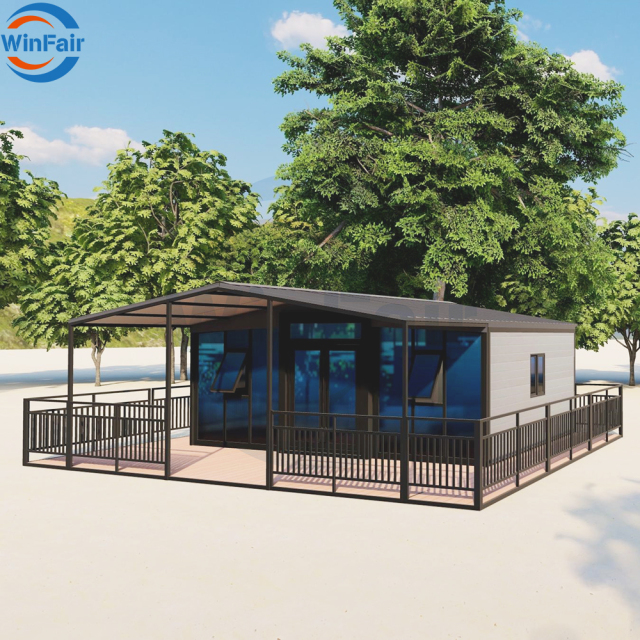 WinFair Mini Prefabricated Movable Modular Houses Expandable Container House 1 Bedroom Brazil Modern 2025 Prefab-Houses-China
