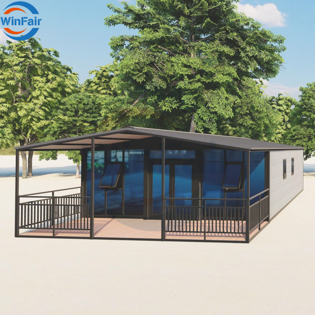 WinFair Japan Price Quality Prefabricated Folding Mobile Modular Small Expandable Container House Luxury 40Ft With Bathroom