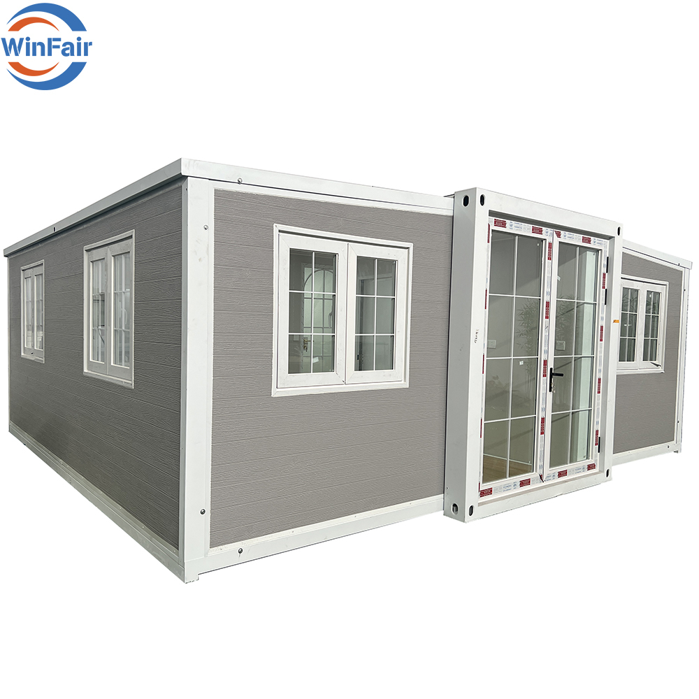 WinFair China-Folding-Container-House Light Bangladesh Modern Tiny Foldable Home Villa Expandable Container House Home Folding
