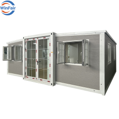 WinFair Luxury Low Price Portable Prefab Container Prefabricated Tiny Mini House Villa Granny Flat 2 Rooms Poland With Bathroom