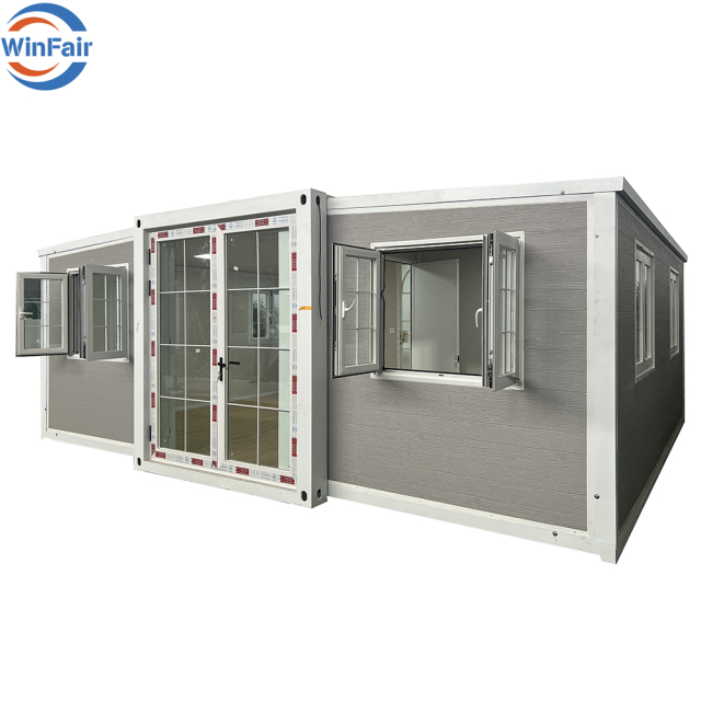 WinFair China-Folding-Container-House Light Bangladesh Modern Tiny Foldable Home Villa Expandable Container House Home Folding