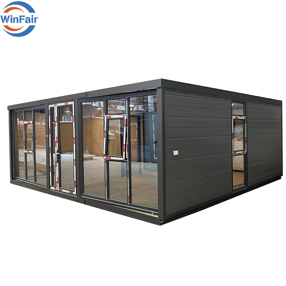 WinFair Low Cost Modular Prefab Prefabricated Villa Luxury 2 Bedroom Granny Flat Container House Tiny Australia Luxurious