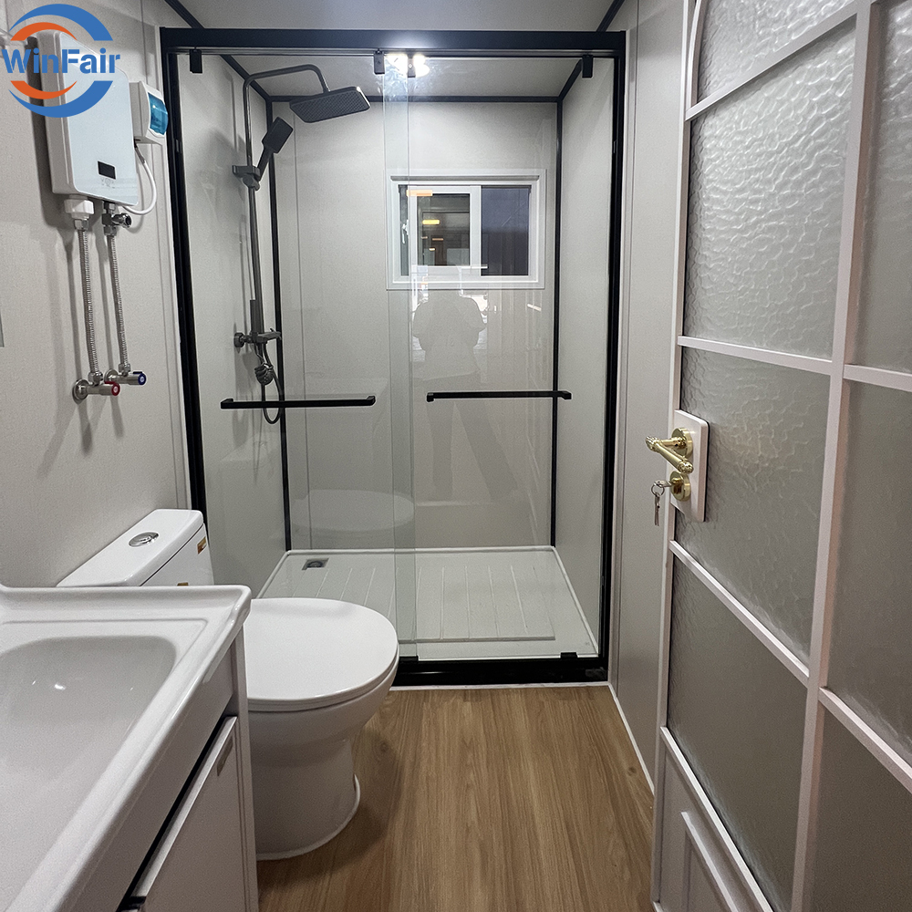 WinFair China-Folding-Container-House Light Bangladesh Modern Tiny Foldable Home Villa Expandable Container House Home Folding
