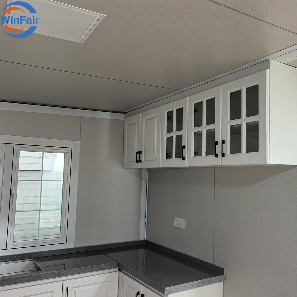 WinFair China-Folding-Container-House Light Bangladesh Modern Tiny Foldable Home Villa Expandable Container House Home Folding