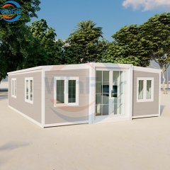 WinFair China-Folding-Container-House Light Bangladesh Modern Tiny Foldable Home Villa Expandable Container House Home Folding