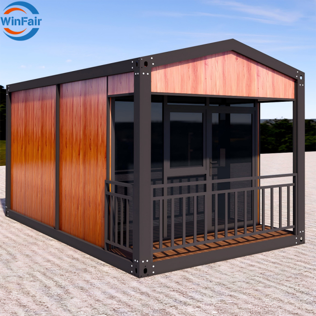 WinFair 20 Feet Modular Granny Flat Portable Modern Mobile Movable Prefab House Container Homes Villa Detachable-Container-House