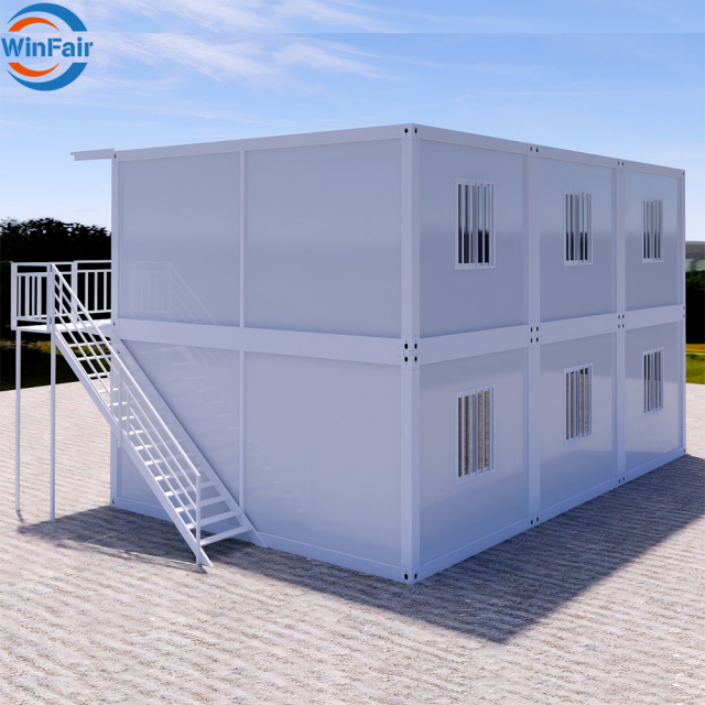 WinFair Movable Sandwich Panels Modular Luxury Modern Prefab Duplex Tiny Houses Villa Prefabric Movable Container With Toilet