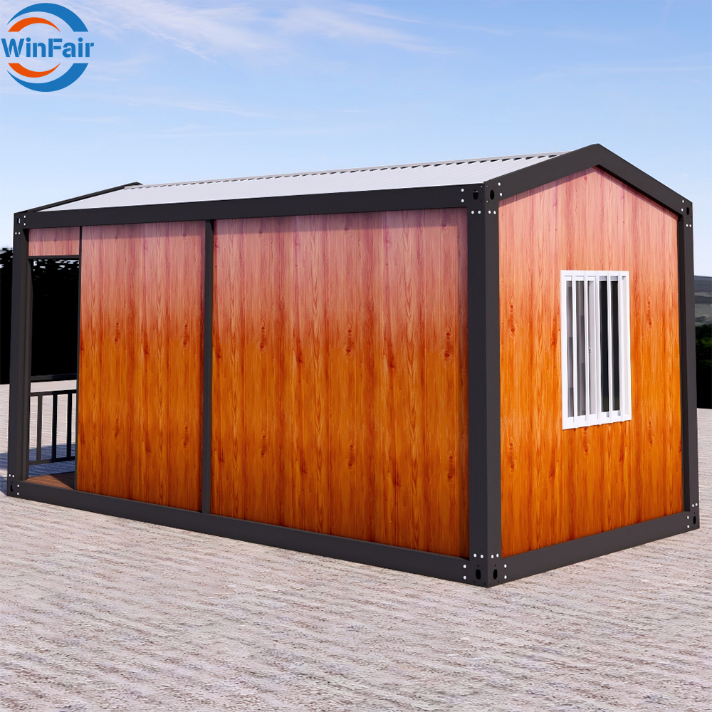 WinFair 20 Feet Modular Granny Flat Portable Modern Mobile Movable Prefab House Container Homes Villa Detachable-Container-House