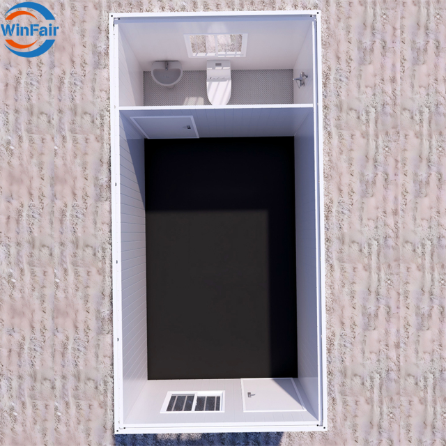 WinFair Golden Supplier Quick Assembly Detachable Single Room Prefab Prefabricated Modular Living Container Home House Modern