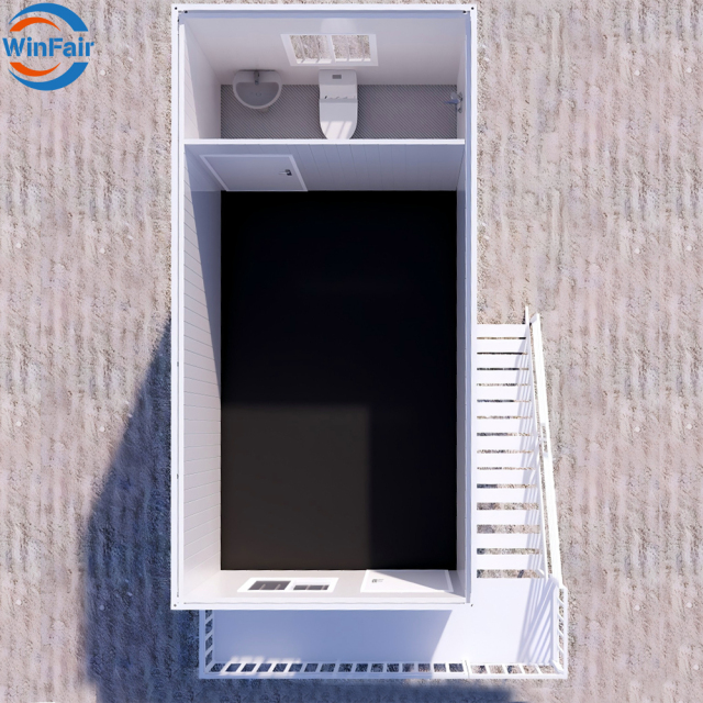 WinFair Cheap 2 Floor Granny Flat Prefab Tiny Home Portable Prefabricated House Villa Container Modular 20Ft From China