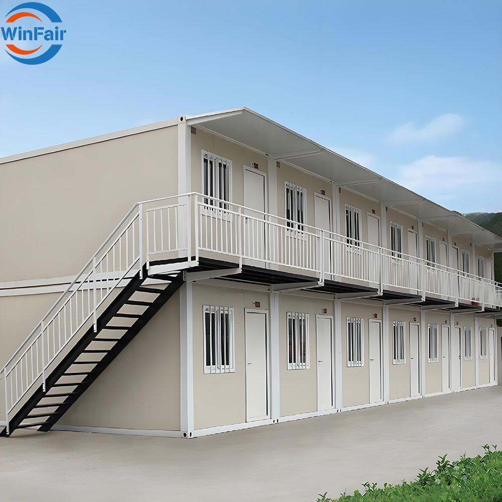 WinFair China Cheap Mobile Modular Two Story Prefabricated Prefab Folding 20Ft Container Home House Modern for Sale Luxury Villa