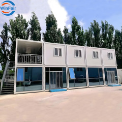 WinFair Chinese Modular Office Prefab Module Two Storey Prefabricated Luxury Modern Portable Mobile Tiny Container House Villas