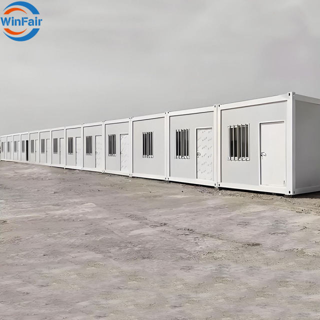 WinFair Mini Ready 20 Feet Modular Granny Flat Uae Container-House Modern Prefab Mobile Office House Custom Large Villa China