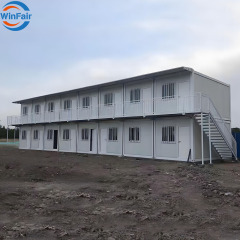 WinFair China Wholesale Price Prefabricated Folding Tiny Double Storey Modular Mobile Container House Coffee Shop With Bathroom