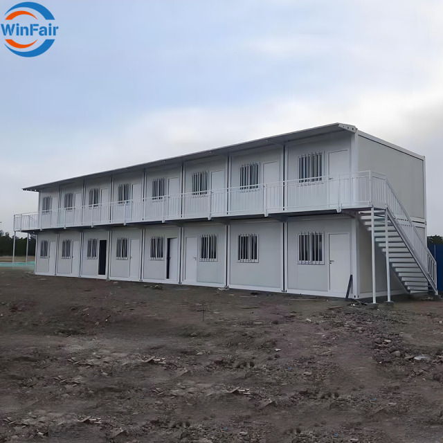 WinFair China Wholesale Price Prefabricated Folding Tiny Double Storey Modular Mobile Container House Coffee Shop With Bathroom