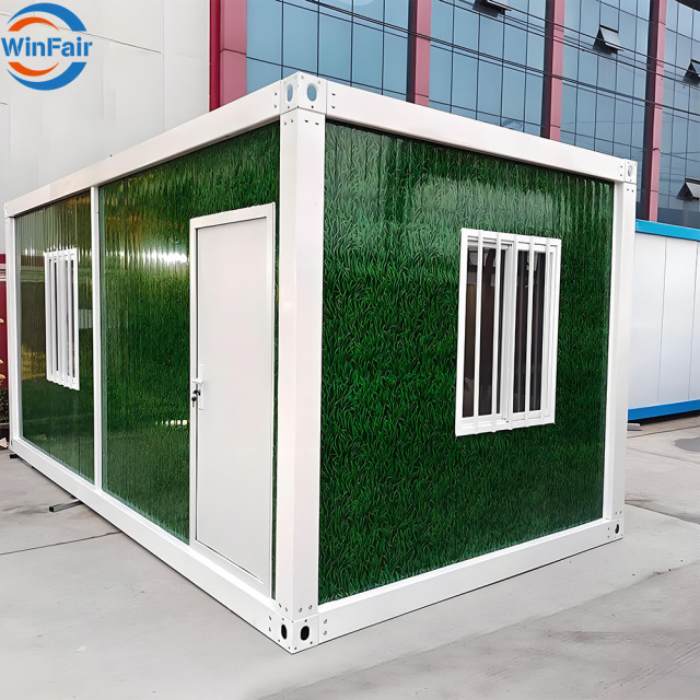 WinFair Competitive Price Luxury Portable Small Modern Prefab Modular Office Container House Villa Prefabricated Made In China