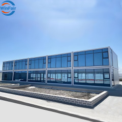 WinFair Luxury Competitive Price Portable Hurricane Proof Modern Prefab Prefabricated Container House Villa 20 Ft In Panama