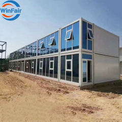 WinFair Cheapest Australia Duplex Prefabricated Double Decker Container-Type Mini Modular Prefab Luxury Tiny Houses With Toilet