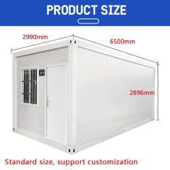 WinFair Wholesale High Quality Sentry Box Mobile Portable Modular Villa Detachable Container 20Ft Homes House Modern 2025 Luxury