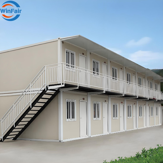 WinFair Luxury Low Cost Mobile Office Homes Prefab Country Modular Two-Story House Large Granny Flat Portable Container Villas