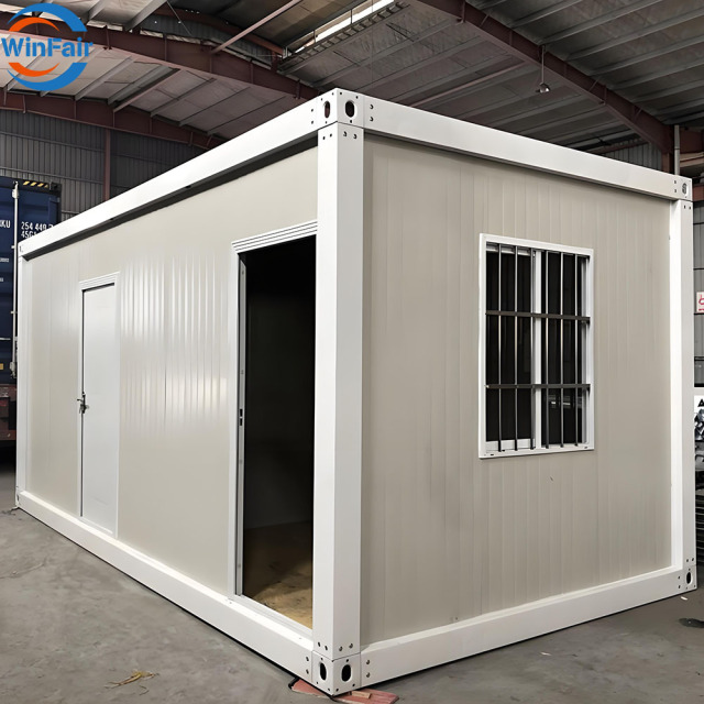 WinFair Romania Steel Portable Mobile Detachable Tiny Modular Container House Prefabricated Homes Villa Prefab House 20 Feet