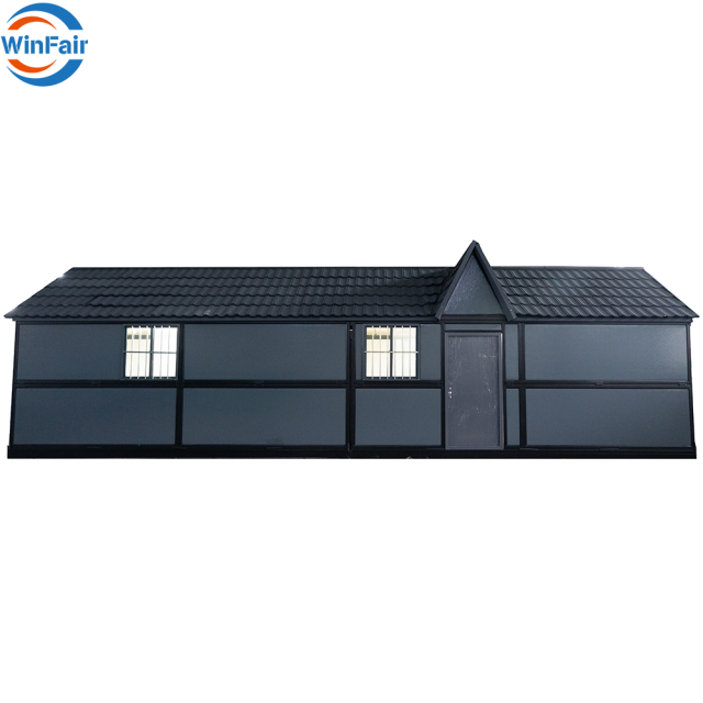 WinFair Low Cost 20Ft Portable Tiny Triangle Roof Modern Prefab Modular Office Mobile Fiji-Container-House Container Home House