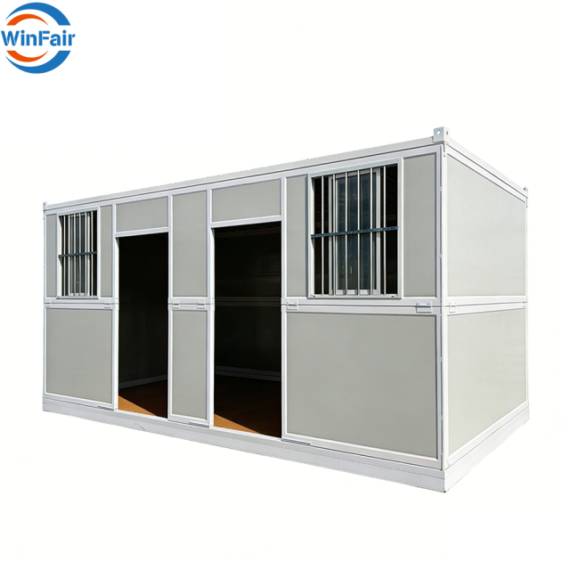 WinFair Portable 20 Ft Prefabricated House Foldable Prefab Modular Steel Container Home House 2 Bedroom for Philippines Luxury