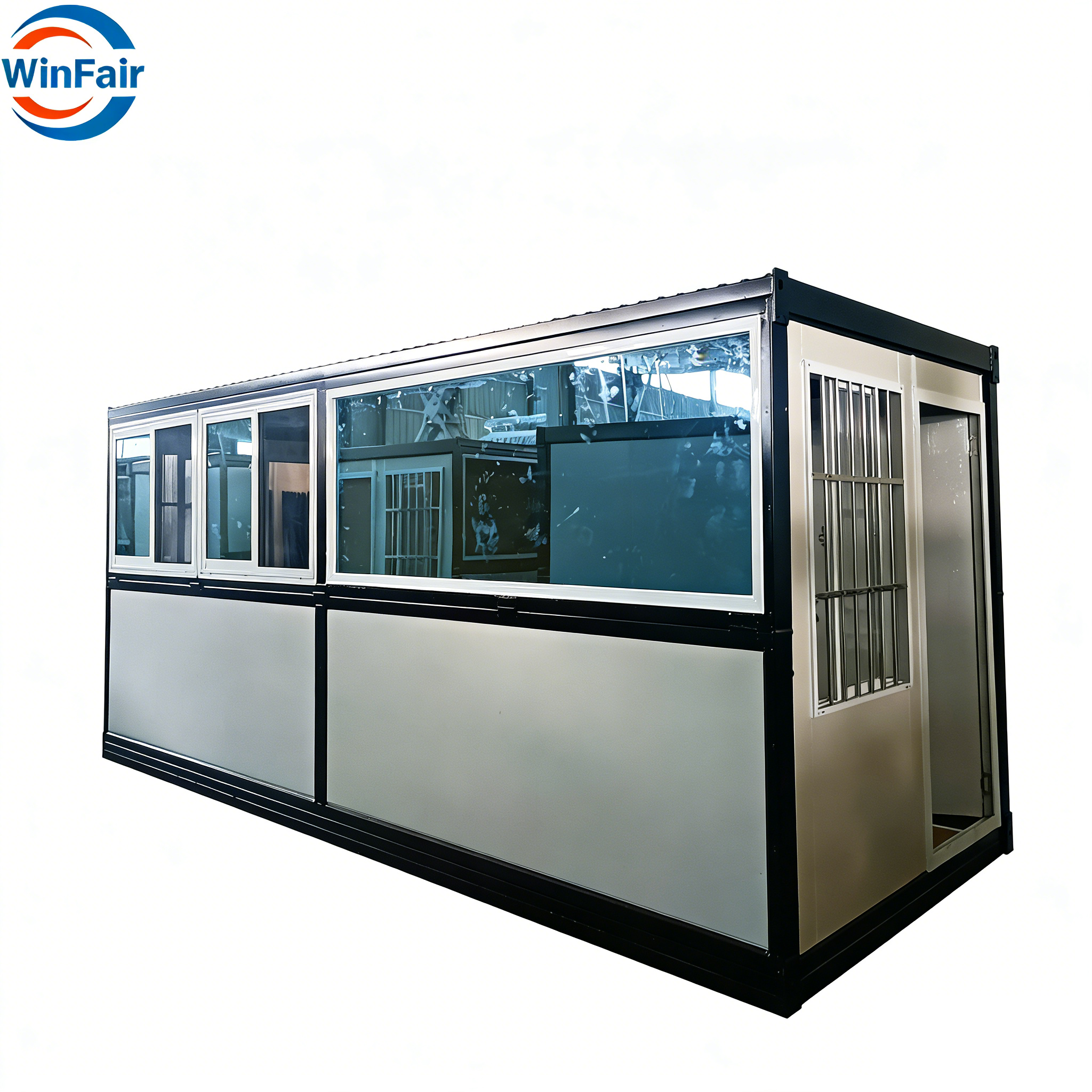 WinFair Cheap Wholesale Portable House Modular Suriname Earthquake Proof Prefab Prefabricated Folding Container House Homes 20Ft