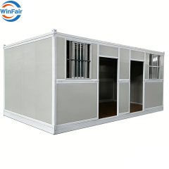 WinFair China Prefabricated Steel Modular Homes Prefab 20Ft Collapsible Villa Container Houses Module Colombia Luxury for Sale
