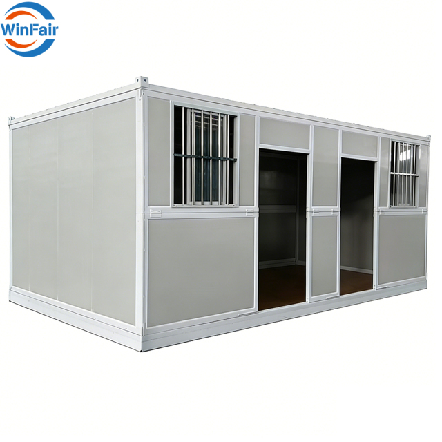 WinFair China Prefabricated Steel Modular Homes Prefab 20Ft Collapsible Villa Container Houses Module Colombia Luxury for Sale