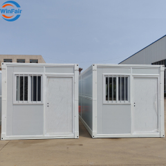 WinFair Luxury 20Ft Folding Villa Portable House Foldable Prefab Steel Living Beach Container House Low Cost Prefabricated Homes