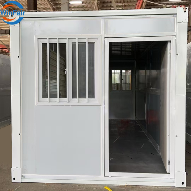 WinFair Luxury House Prefabricated Prefab Warehouse 20Ft Croatia Movable Mobile Folding Modular House Villa Container House