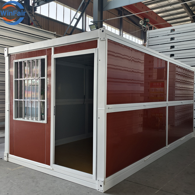 WinFair Luxury Mobile Portable Prefab 20 Foot Prefabricated Bali House China Modular Villa Container Office Folding House