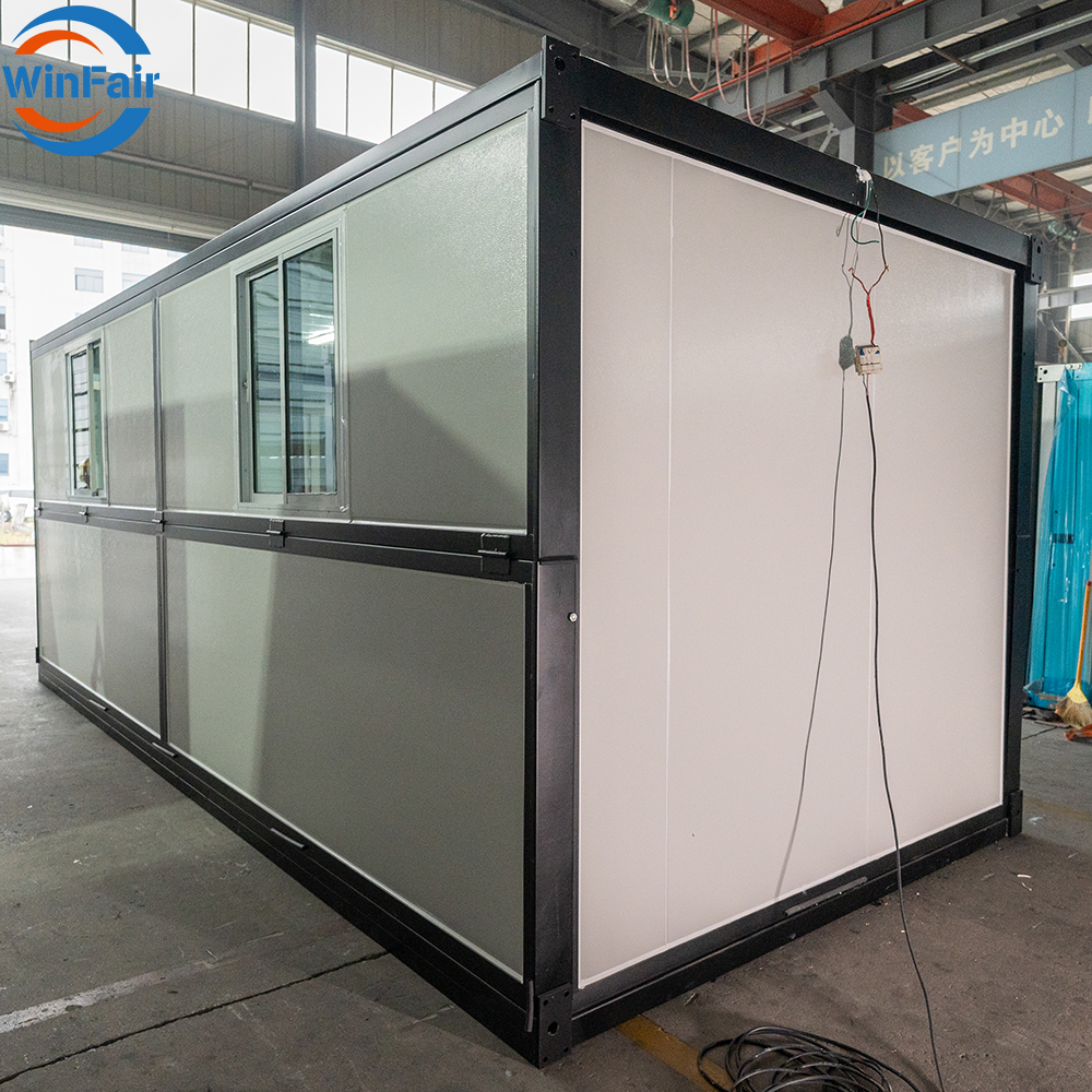 WinFair Portable Modern Modular Homes for Sale Casa Prefabbricata Beach Container House With Glass Wall Luxe Prefab Granny Flats