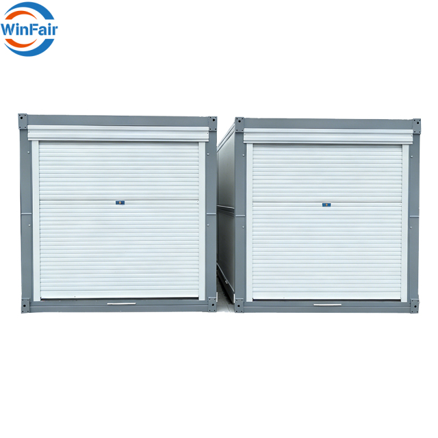 WinFair Customizable Folding Prefab Home Small House Villa Prefabricated Luxury Hurricane Proof Container House With Garage
