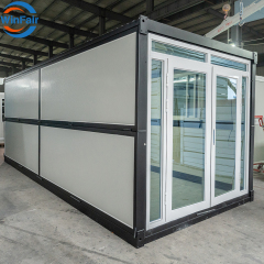 WinFair Portable Modern Modular Homes for Sale Casa Prefabbricata Beach Container House With Glass Wall Luxe Prefab Granny Flats