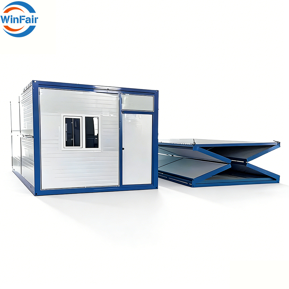 WinFair Low Cost 20Ft Folding House Modern Prefabricated Modular Prefab Container House Home For Sale Casas Prefabricadas