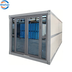 WinFair Italy Steel Home Prefab Modern Prefabricated Modular Movable Glass Wall Container House Ready-Made-Container-House