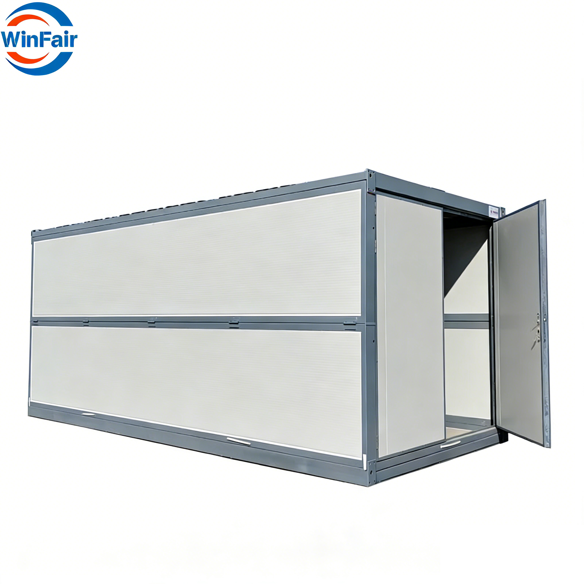 WinFair Mobile Homes House Storage Building Modular Prefabricated Folding Modern 20Ft Prefab Container House for Warehouse