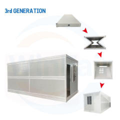 WinFair Mexico Prefab Modular Homes Villa 20Ft Tiny Container Cheap Modern Folding Prefabricated House Module for Sale Luxury