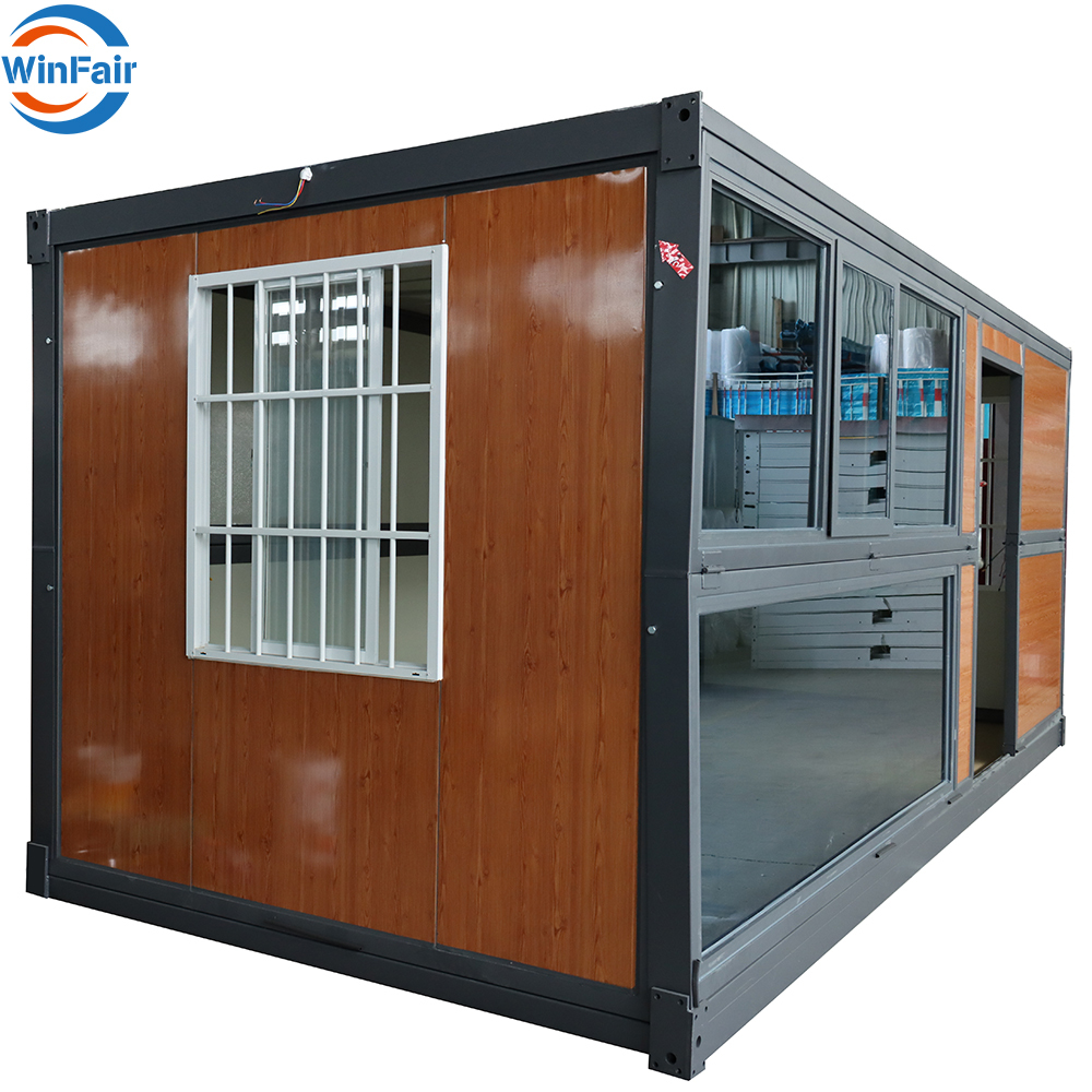 WinFair Luxury 20Ft Casas Contenedor Modern Prefabricated Steel Mexico Prefab Modular Granny Flat Container Homes House for Sale