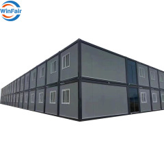 WinFair Good Price Belgium Earthquake Proof Prefab Folding Belgium Prefab 2 Story Modular Container House With Kitchen